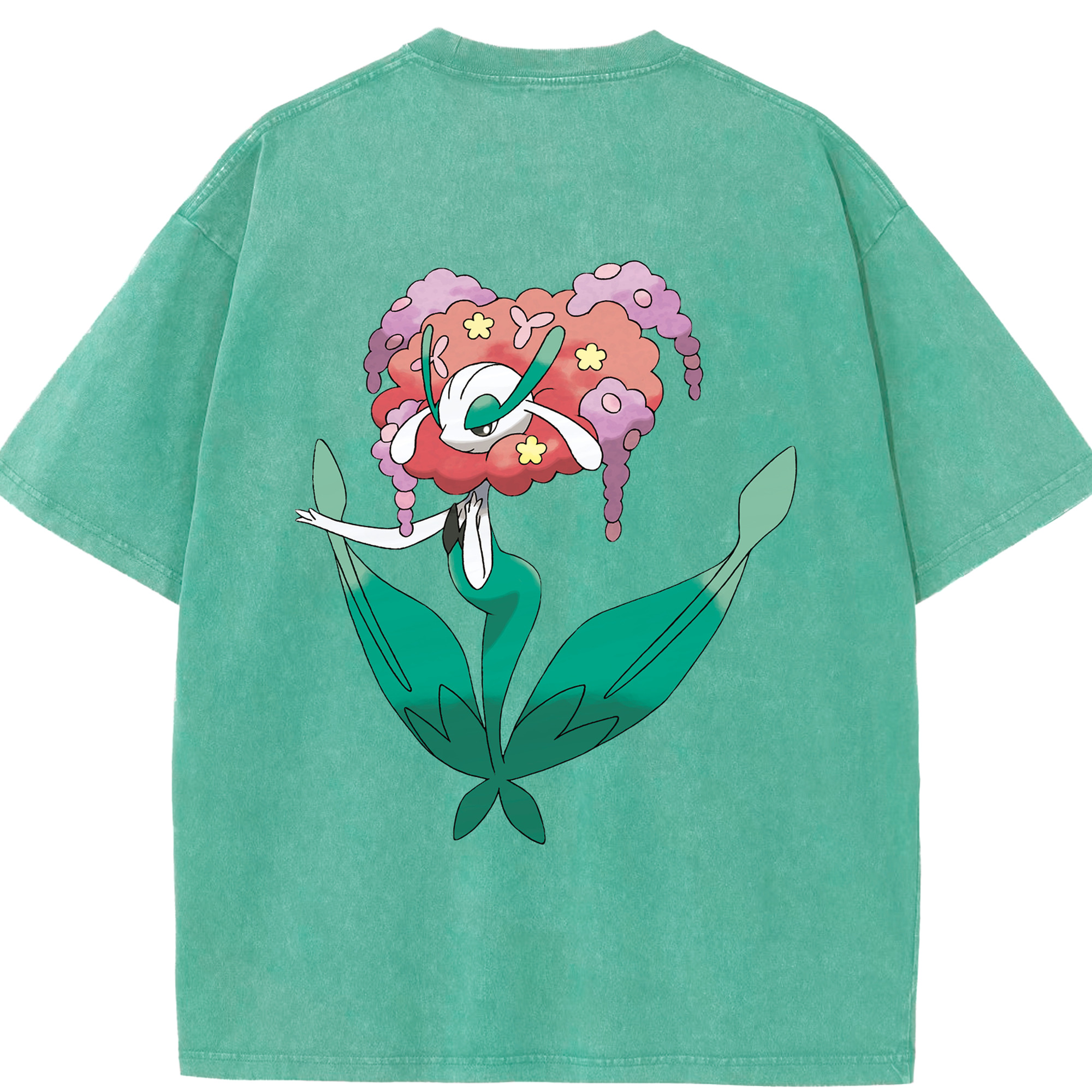 （画像用） ポケットモンスター Pokémon 綿100% ヴィンテージ風 半袖Tシャツ（背面プリント）